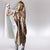 Bula Fiji Vintage Hooded Blanket Brown Masi Motifs