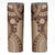 Bula Fiji Vintage Skinny Tumbler Brown Masi Motifs