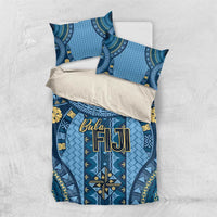 Bula Fiji Vintage Bedding Set Prussian Blue Masi Motifs