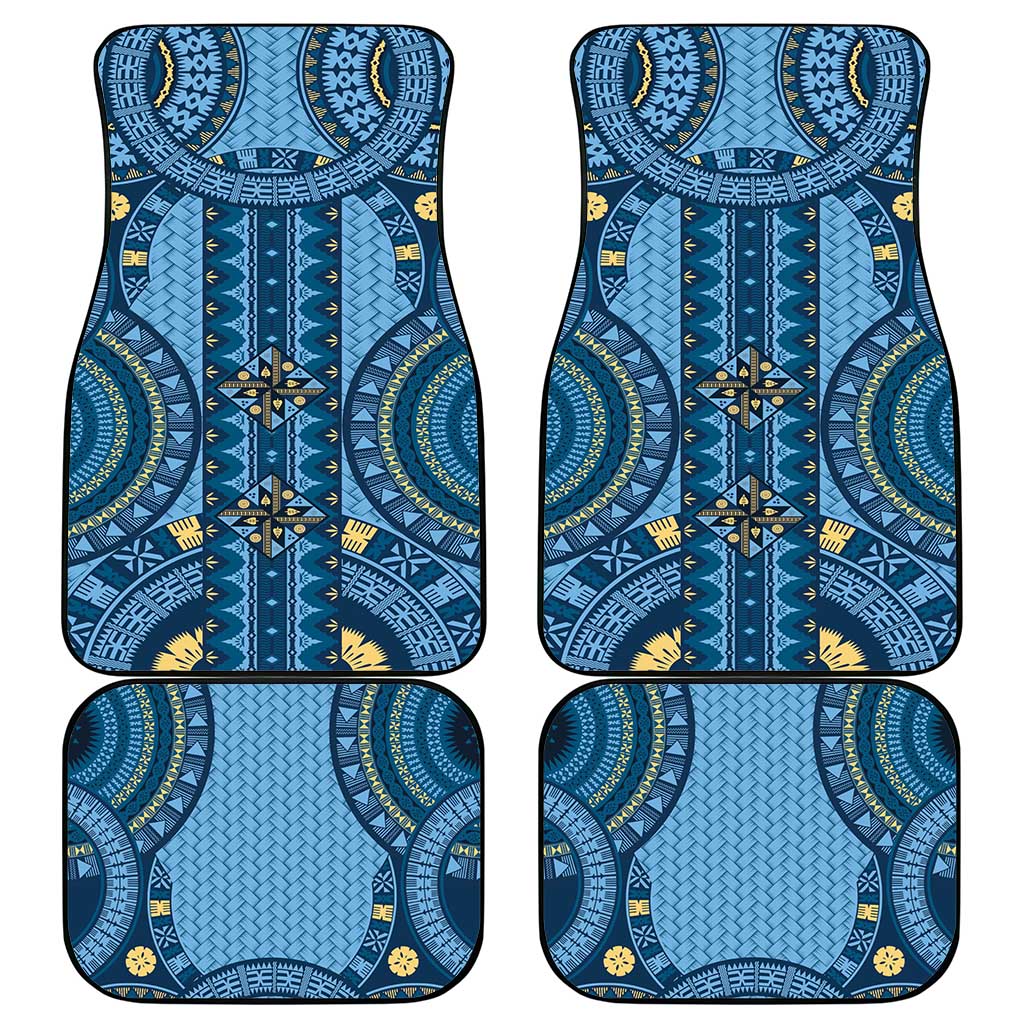 Bula Fiji Vintage Car Mats Prussian Blue Masi Motifs
