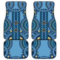 Bula Fiji Vintage Car Mats Prussian Blue Masi Motifs
