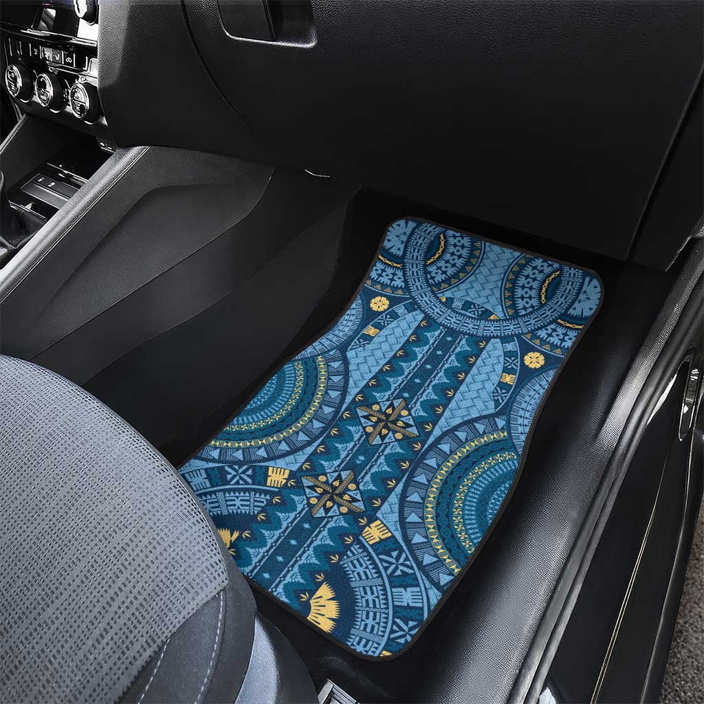 Bula Fiji Vintage Car Mats Prussian Blue Masi Motifs