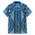 Bula Fiji Vintage Hawaiian Shirt Prussian Blue Masi Motifs