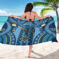 Bula Fiji Vintage Sarong Prussian Blue Masi Motifs
