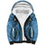 Bula Fiji Vintage Sherpa Hoodie Prussian Blue Masi Motifs