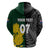 Custom New Zealand Mix South Africa Rugby Hoodie Protea Vs. Silver Ferns LT7 - Polynesian Pride