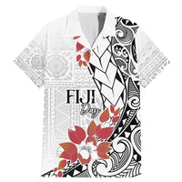Bula Fiji Day Family Matching Mermaid Dress and Hawaiian Shirt Tagimaucia on Masi Pattern