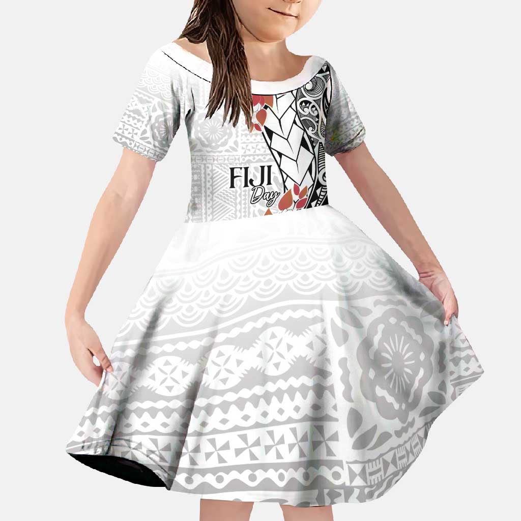 Bula Fiji Day Family Matching Summer Maxi Dress and Hawaiian Shirt Tagimaucia on Masi Pattern