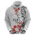 Bula Fiji Day Hoodie Tagimaucia on Masi Pattern