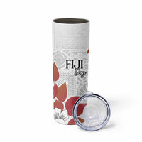 Bula Fiji Day Skinny Tumbler Tagimaucia on Masi Pattern