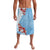 Bula Fiji Day Lavalava Tagimaucia on Masi Pattern - Turquoise