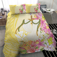 Aloha Hawaii Kanaka Makahiki Bedding Set Akua Loa - Festive Golden Sand LT7 - Polynesian Pride