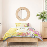 Aloha Hawaii Kanaka Makahiki Bedding Set Akua Loa - Festive Golden Sand LT7 - Polynesian Pride