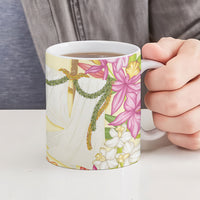 Aloha Hawaii Kanaka Makahiki Ceramic Mug Akua Loa - Festive Golden Sand LT7 - Polynesian Pride