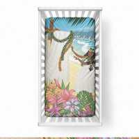 Aloha Hawaii Makahiki Hula Dance Baby Bed Cover Beach Scenery LT7 28 × 52 in Multicolor - Polynesian Pride