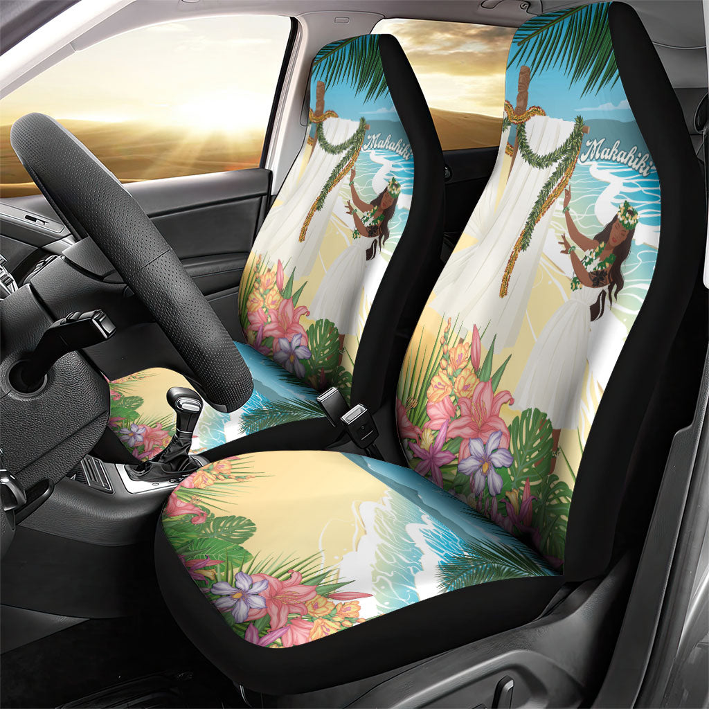 Aloha Hawaii Makahiki Hula Dance Car Seat Cover Beach Scenery LT7 - Polynesian Pride