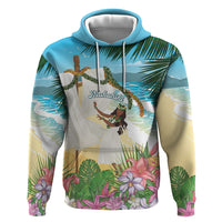 Aloha Hawaii Makahiki Hula Dance Hoodie Beach Scenery LT7 Pullover Hoodie Multicolor - Polynesian Pride