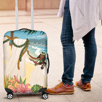Aloha Hawaii Makahiki Hula Dance Luggage Cover Beach Scenery LT7 Multicolor - Polynesian Pride