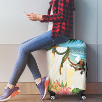 Aloha Hawaii Makahiki Hula Dance Luggage Cover Beach Scenery LT7 - Polynesian Pride