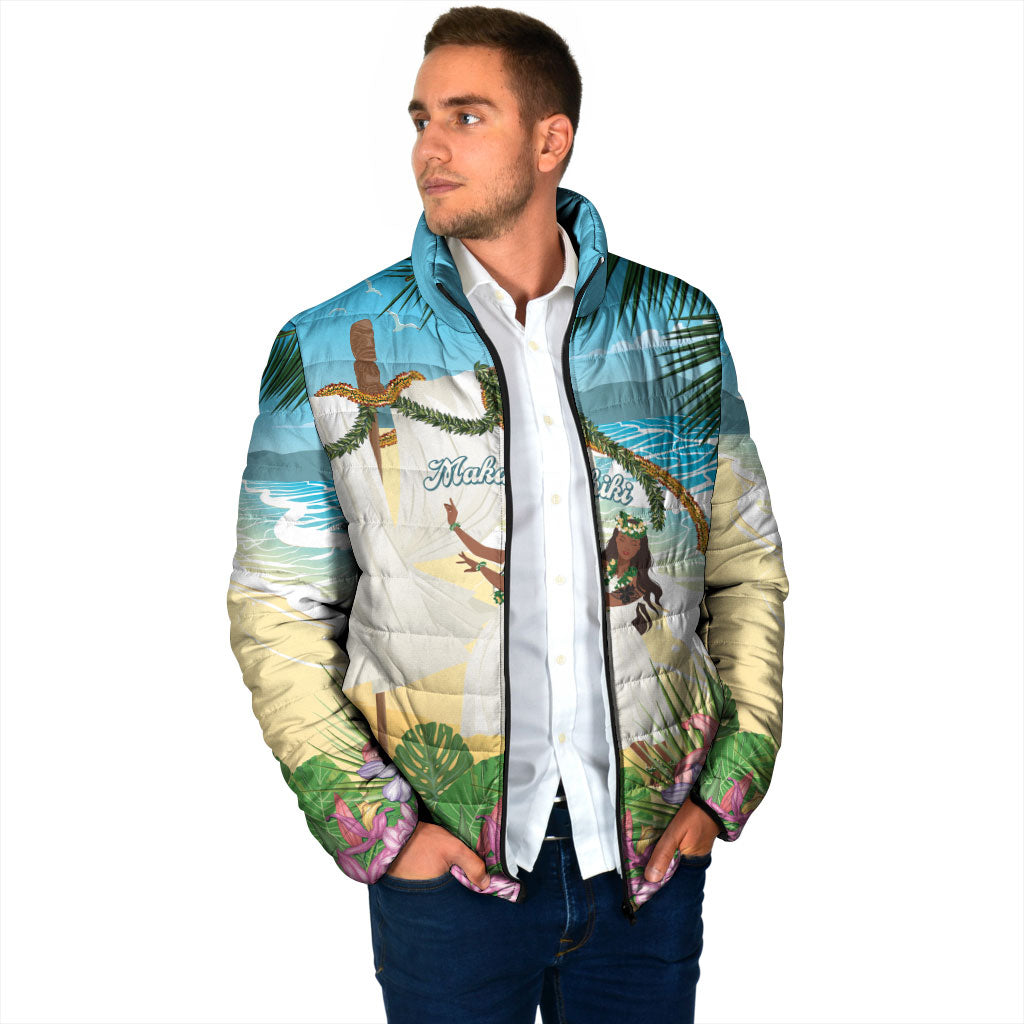 Aloha Hawaii Makahiki Hula Dance Padded Jacket Beach Scenery LT7 - Polynesian Pride