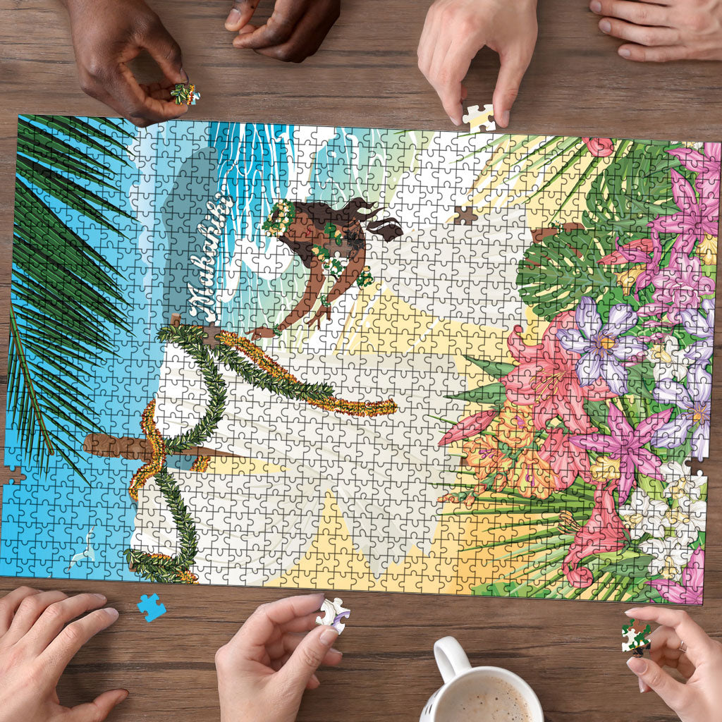 Aloha Hawaii Makahiki Hula Dance Puzzle Beach Scenery LT7 - Polynesian Pride
