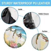 Aloha Hawaii Makahiki Hula Dance Spare Tire Cover Beach Scenery LT7 - Polynesian Pride