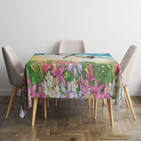 Aloha Hawaii Makahiki Hula Dance Tablecloth Beach Scenery LT7 - Polynesian Pride