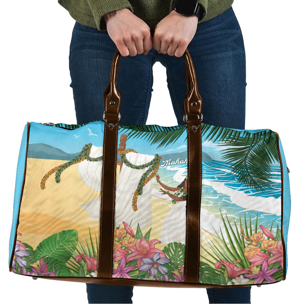 Aloha Hawaii Makahiki Hula Dance Travel Bag Beach Scenery LT7 Multicolor - Polynesian Pride