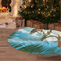 Aloha Hawaii Makahiki Hula Dance Tree Skirt Beach Scenery LT7 - Polynesian Pride