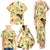 Aloha Hawaii Family Matching Tank Maxi Dress and Hawaiian Shirt I'iwi on Mamane Pastel Cream