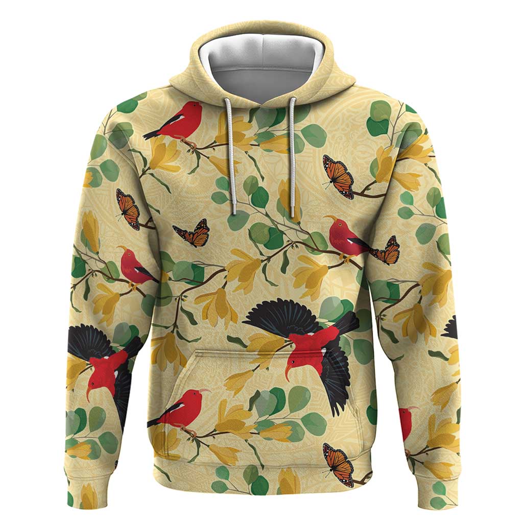 Aloha Hawaii Hoodie I'iwi on Mamane Pastel Cream