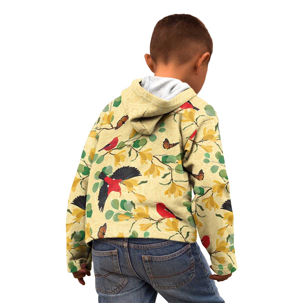 Aloha Hawaii Kid Hoodie I'iwi on Mamane Pastel Cream