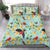 Aloha Hawaii Bedding Set I'iwi on Mamane Pastel Turquoise