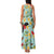 Aloha Hawaii Family Matching Tank Maxi Dress and Hawaiian Shirt I'iwi on Mamane Pastel Turquoise