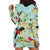 Aloha Hawaii Hoodie Dress I'iwi on Mamane Pastel Turquoise