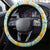 Aloha Hawaii Steering Wheel Cover I'iwi on Mamane Pastel Turquoise