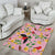 Aloha Hawaii Area Rug I'iwi on Mamane Pastel Pink