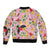 Aloha Hawaii Bomber Jacket I'iwi on Mamane Pastel Pink