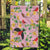 Aloha Hawaii Garden Flag I'iwi on Mamane Pastel Pink