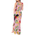 Aloha Hawaii Tank Maxi Dress I'iwi on Mamane Pastel Pink