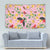 Aloha Hawaii Tapestry I'iwi on Mamane Pastel Pink