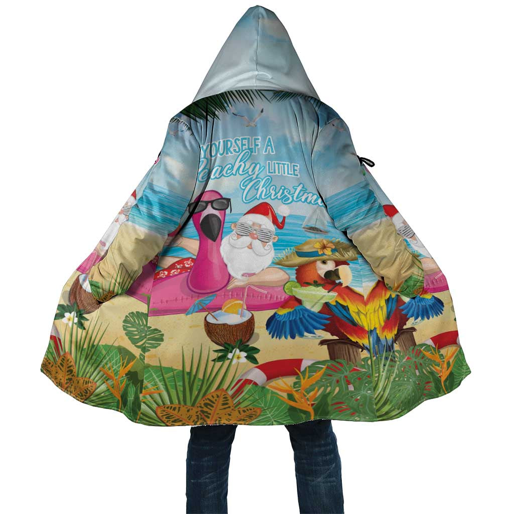 Have Yourself A Beachy Little Christmas Cloak with Santa Chilling - Polynesian Pride