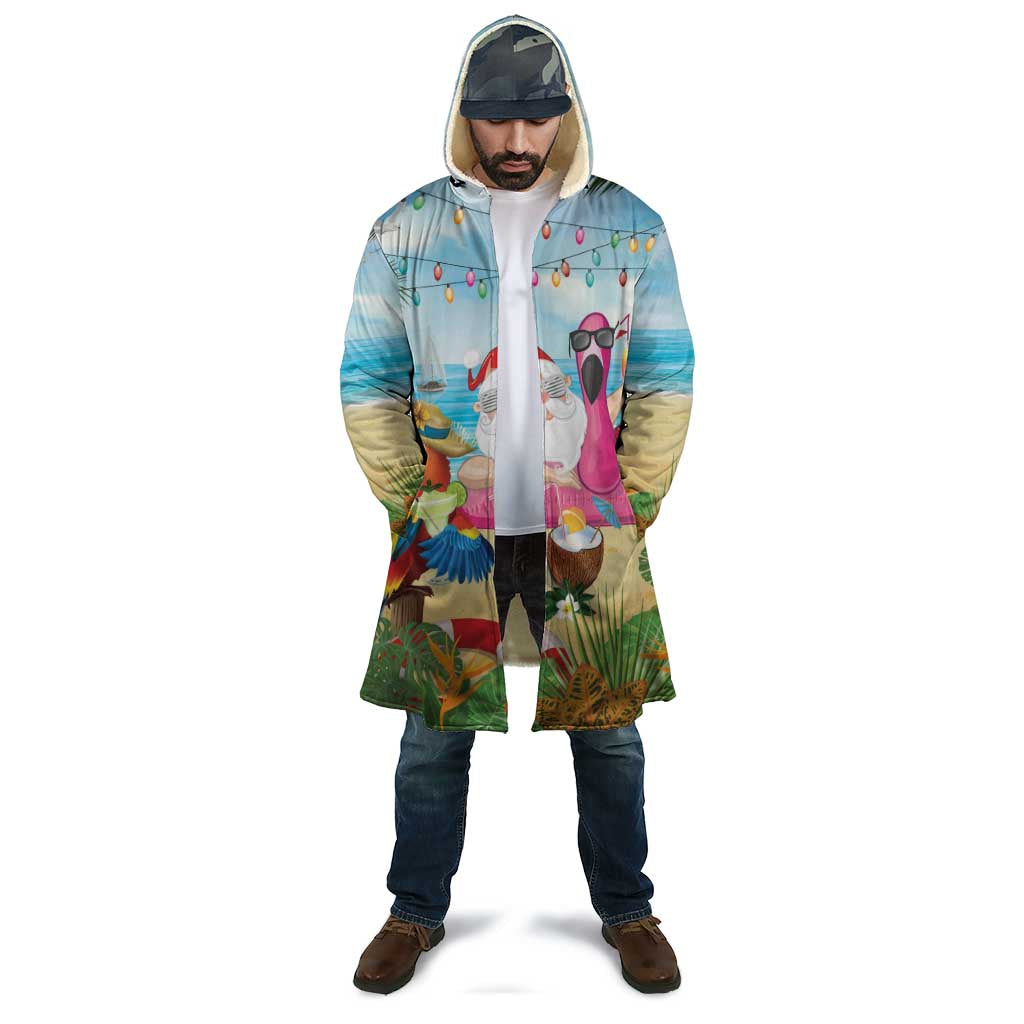 Have Yourself A Beachy Little Christmas Cloak with Santa Chilling - Polynesian Pride