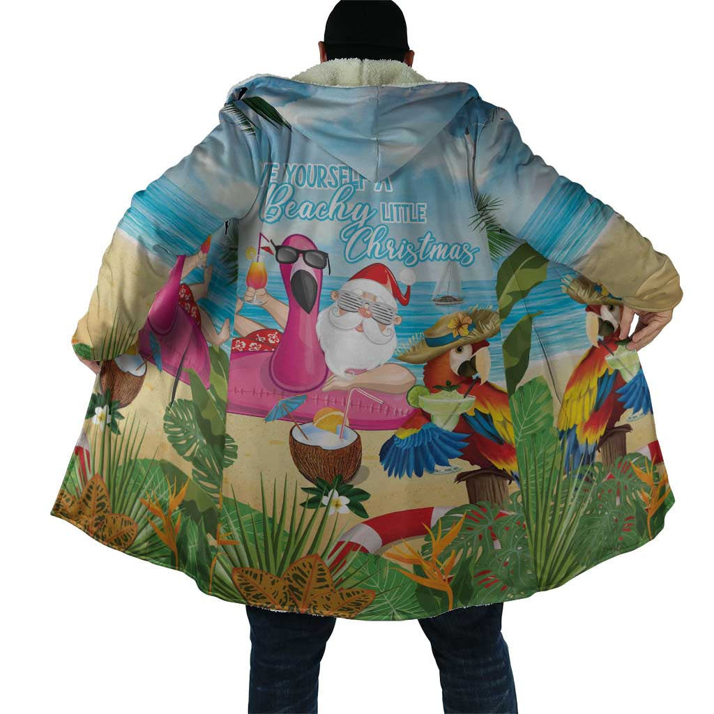 Have Yourself A Beachy Little Christmas Cloak with Santa Chilling - Polynesian Pride