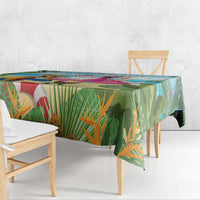 Have Yourself A Beachy Little Christmas Tablecloth with Santa Chilling - Polynesian Pride