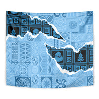 Bula Fiji Tapa Mix Christmas Tapestry Vintage Style LT7 - Polynesian Pride