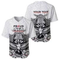 Aotearoa Personalized Baseball Jersey Proud To Be Maori
