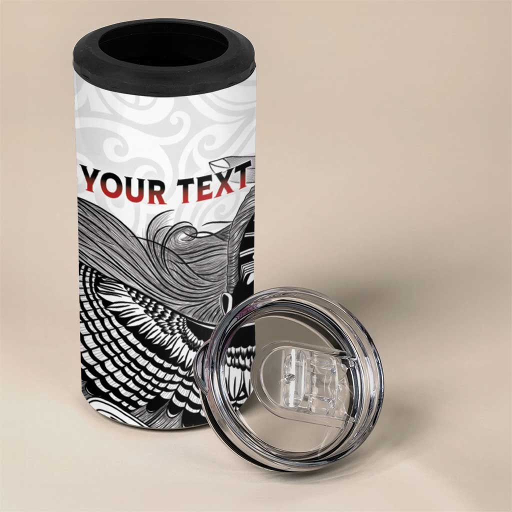 Aotearoa Personalized 4 in 1 Can Cooler Tumbler Proud To Be Maori