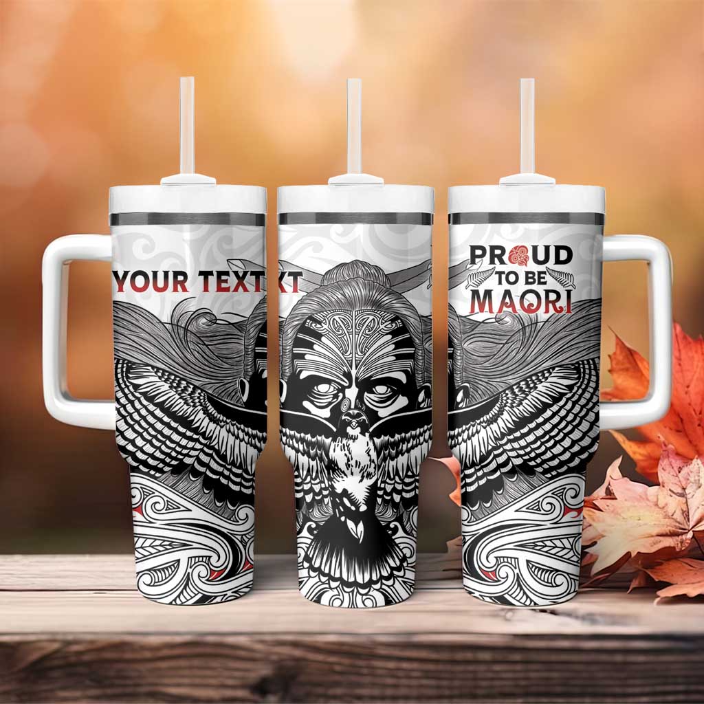 Aotearoa Personalized Tumbler With Handle Proud To Be Maori