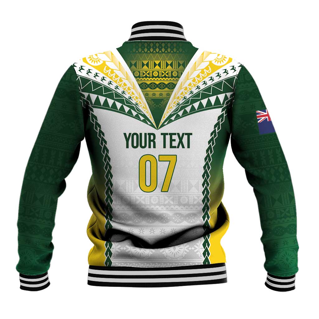 Cook Islands Rugby Custom Baseball Jacket Kuki's Aitu Champions - Polynesian Pride